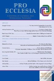 Capa do artigo Pro Ecclesia Vol 25-N3