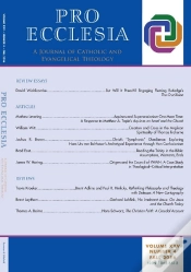 Capa do artigo Pro Ecclesia Vol 25-N4