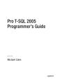 Pro T-Sql 2005 Programmer'S Guide - Preview