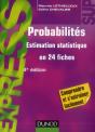 Probabilités ; Estimation Statistique (4e Édition) - Preview