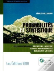 Capa do artigo Probabilites Et Statistiques Avec Applications En Sciences De La Nature ; Incluant Cd Rom Contenant Les"