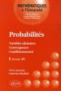 Probabilités, Variables Aléatoires - Convergences - Conditionnement, Niveau M1 - Preview