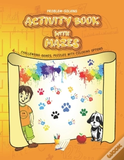 Capa do artigo Problem-Solving Activity Book With Mazes-Challenging Games, Puzzle With Coloring Options