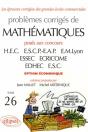 Problèmes Corrigés De Mathématiques Hec Tome 26 2004-2005 Option Économique - Preview