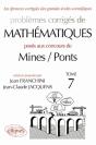 Problemes Corriges De Mathematiques Mines/Ponts Tome 7 1998-2000 - Preview