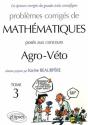 Problèmes Corrigés De Mathématiques Posés Aux Concours Agro-Veto Tome 3 - Preview