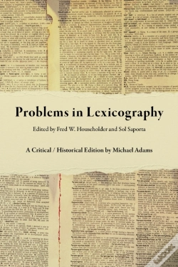 Capa do artigo Problems In Lexicography