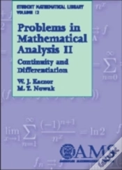 Capa do artigo Problems In Mathematical Analysis, Volume 2