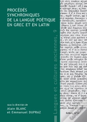 Procédés Synchroniques De La Langue Poétique En Grec Et En Latin