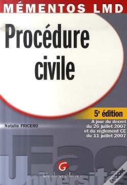 Capa do artigo Procédure Civile (5e Édition)