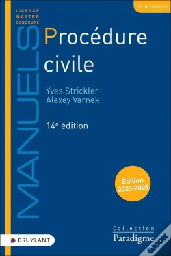 Capa do artigo Procédure Civile (Édition 2025/2026)