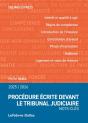 Procédure Écrite Devant Le Tribunal Judiciaire (Édition 2025/2026) - Preview