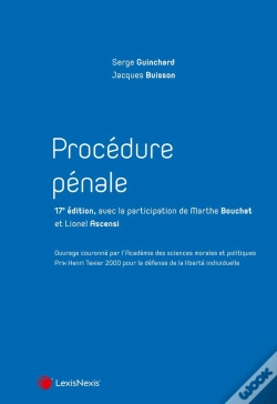 Capa do artigo Procédure Pénale (17e Édition)