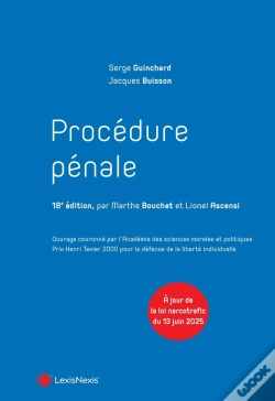 Capa do artigo Procédure Pénale (18e Édition)