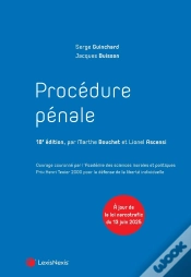 Capa do artigo Procédure Pénale (18e Édition)