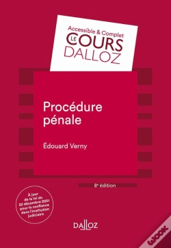 Capa do artigo Procédure Pénale (8e Édition)