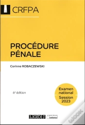 Capa do artigo Procedure Penale - Crfpa - Examen National Session 2023
