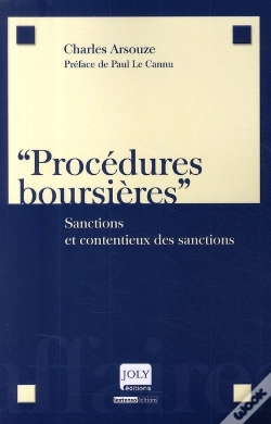 Capa do artigo Procédures Boursières ; Sanctions Et Contentieux Des Sanctions