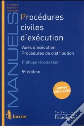 Procedures Civiles D'Execution Voies D'Execution - Procedures De Distribution, 5eme Ed.