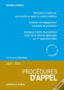 Capa do artigo Procédures D'Appel (Édition 2025/2026)