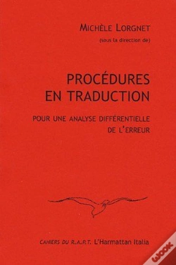 Capa do artigo Procédures En Traduction ; Pour Une Analyse Différentielle De L'Erreur