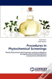 Procedures In Phytochemical Screenings