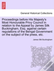 Capa do artigo Proceedings Before His Majesty