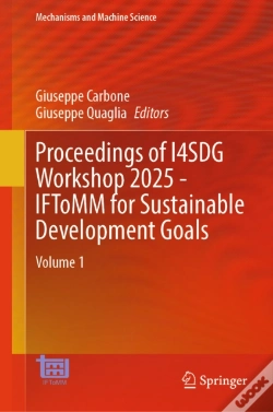Capa do artigo Proceedings Of I4sdg Workshop 2025 - Iftomm For Sustainable Development Goals
