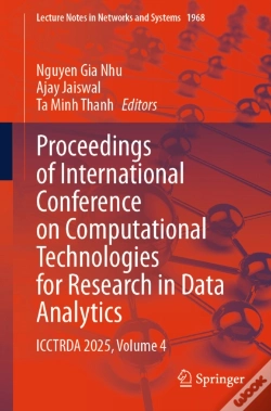 Capa do artigo Proceedings Of International Conference On Computational Technologies For Research In Data Analytics