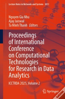 Capa do artigo Proceedings Of International Conference On Computational Technologies For Research In Data Analytics