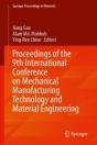 Proceedings Of The 9th International Conference On Mechanical Manufacturing Technology And Material Engineering - Preview