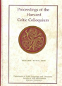 Proceedings Of The Harvard Celtic Colloquium - Preview