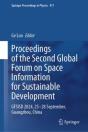 Proceedings Of The Second Global Forum On Space Information For Sustainable Development - Preview