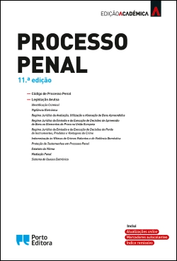 Capa do artigo Processo Penal - Edição Académica