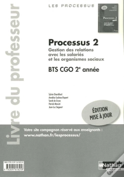 Capa do artigo Processus 2 Bts 2eme Annee Cgo (Les Processus)Pro Fesseur 2011