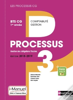 Capa do artigo Processus 3 - Bts Cg 1ere Annee (Les Processus Cg) Livre + Licence Eleve - 2018
