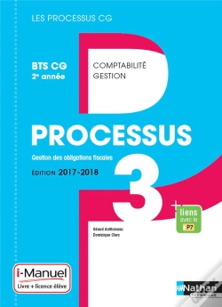 Capa do artigo Processus 3 Bts Cg 2eme Annee (Les Processus Cg) Livre + Licence Eleve 2017