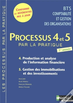 Capa do artigo Processus 4/5 Bts 1 Cgo - 4) Production Et Analyse De L'Information Financiere 5) Gestion Des Immobi