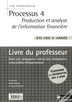 Capa do artigo Processus 4 Bts 2 Cgo - Production Et Analyse De L'Information Financiere (Les Processus)
