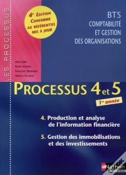 Capa do artigo Processus 4 Et 5 ; Bts Cgo 1è Année ; Livre De L'Élève (Édition 2007)