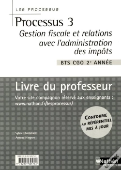 Capa do artigo Procsessus 3 Bts 2 Cgo - Gestion Fiscale Et Relations Avec L'Administration Des Impots Professeur