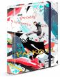 PRODG Parkour Pasta de 4 Anéis Papel Quadriculado, Multicolorido - Preview