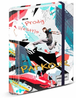 Capa do artigo PRODG Parkour Pasta de 4 Anéis Papel Quadriculado, Multicolorido