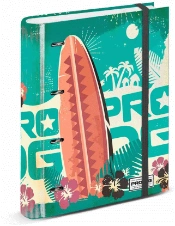 Capa do artigo PRODG Surfboard Pasta de 4 Anéis Papel Quadriculado, Turquesa