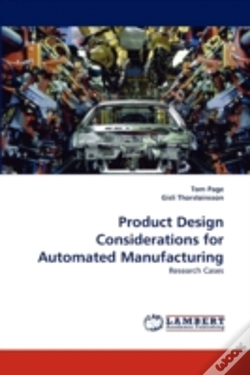 Capa do artigo Product Design Considerations For Automated Manufacturing
