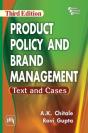 Product Policy And Brand Management Text And Cases - Preview