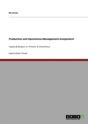 Production And Operations Management Assignment - Preview