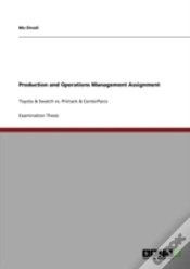 Capa do artigo Production And Operations Management Assignment