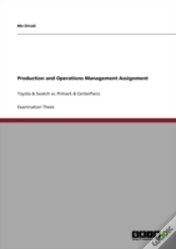 Capa do artigo Production And Operations Management Assignment
