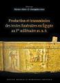 Production Et Transmission Des Textes Funeraires En Egypte Au Ier Millenaire Av. N. E. - Preview